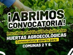 Abren convocatoria para Huertas Agroecológicas Comunitarias