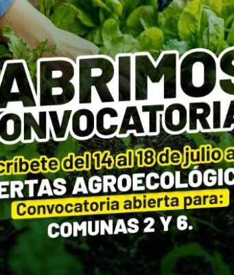 Abren convocatoria para Huertas Agroecológicas Comunitarias