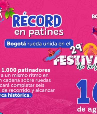 Bogotá buscará un Récord en Patines durante el Festival de Verano