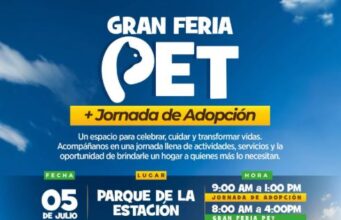 Cajicá realizará Gran Feria Pet y jornada de adopción este 5 de julio