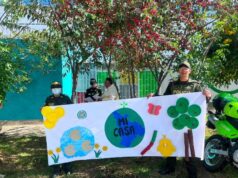 Funza une a comunidad y Policía en proyecto ambiental del barrio Nuevo México