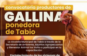 Tabio capacitará a productores de gallina ponedora para fortalecer la producción avícola