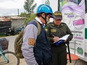 60 bicicletas fueron marcadas en Chía para prevenir el hurto