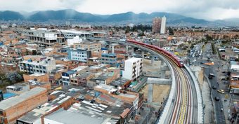 Bogotá alcanza 18 kilómetros de viaducto del Metro