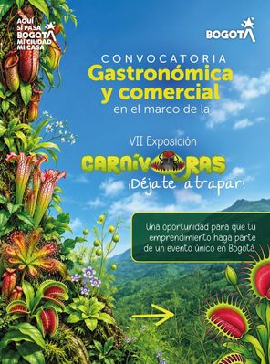 Bogotá abrió convocatoria para emprendedores en exposición de plantas carnívoras