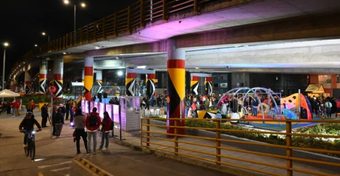 Bogotá inauguró su primera cancha pública de pádel
