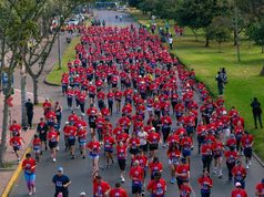 Bogotá reunió a más de 11.000 corredores en la Bimbo Global Race