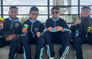 Cajicá reunió a jóvenes talentos en competencia de Cubo Rubik