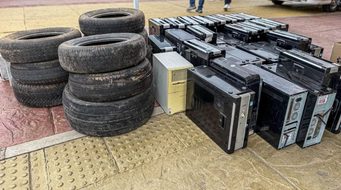 Chía recolectó residuos en jornada de Reciclatón