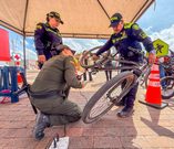 Funza fortalece la seguridad con marcación de bicicletas