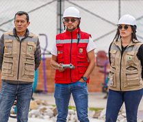 Mosquera avanza en la transformación del polideportivo de La Cabaña
