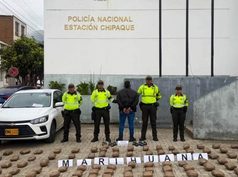 Incautan 145 paquetes de marihuana en Chipaque